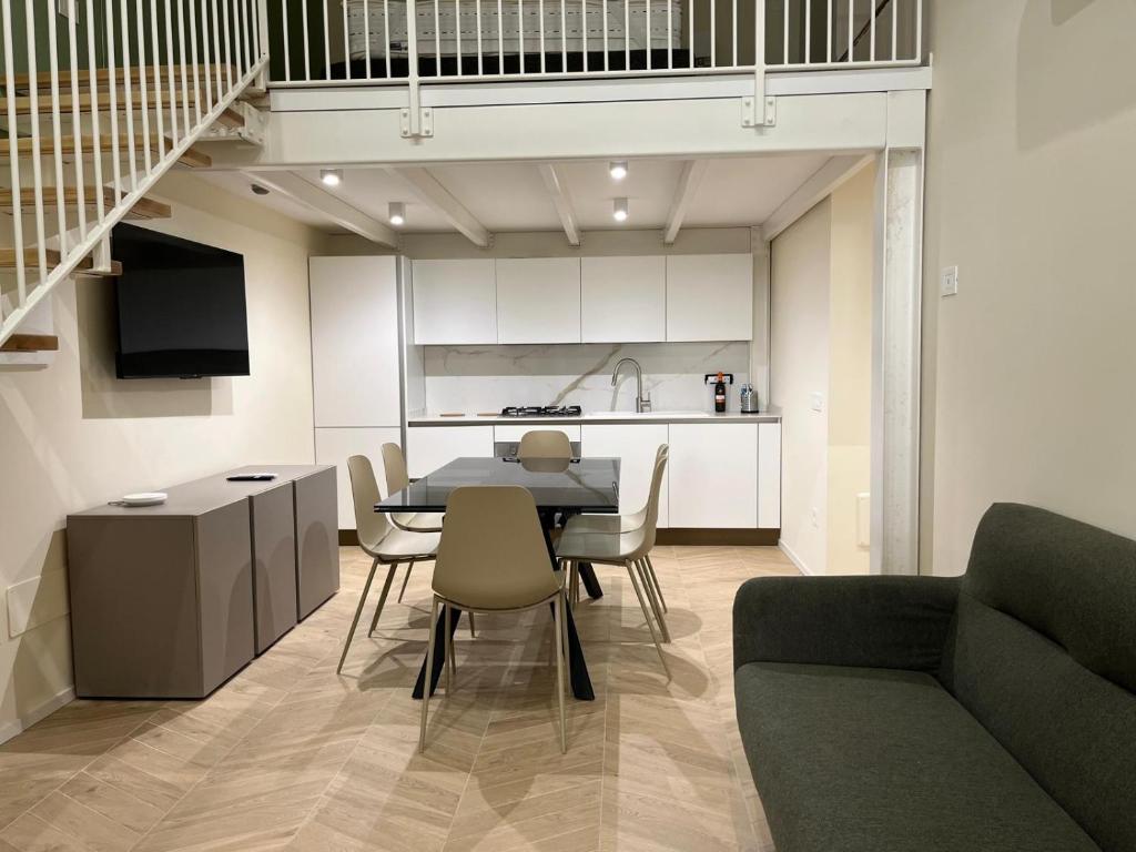 Kuchyň nebo kuchyňský kout v ubytování Residenza Lidia e Giulia