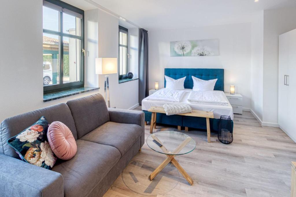 Postel nebo postele na pokoji v ubytování Haus Diana - Blaumeise