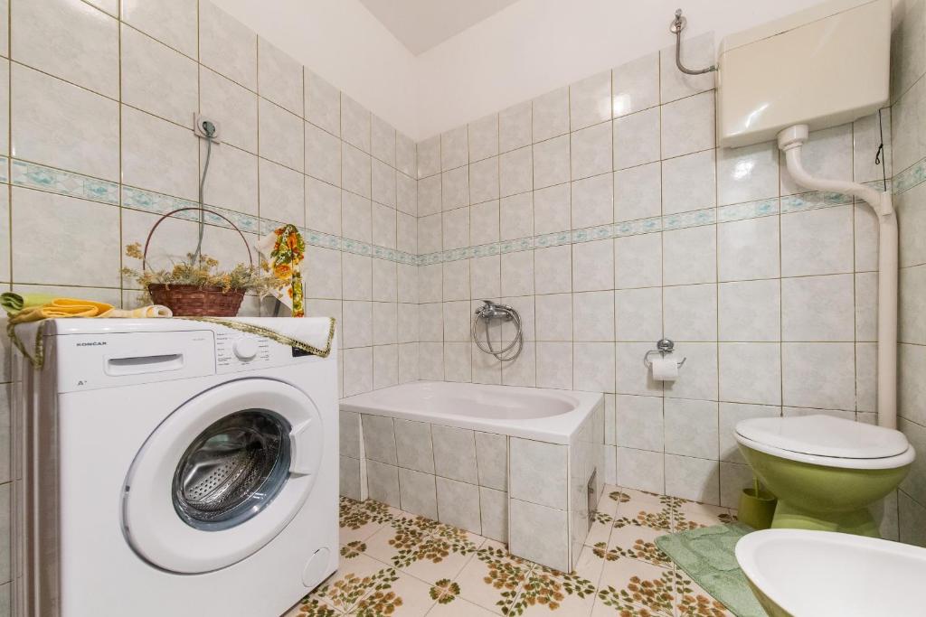 Koupelna v ubytování Apartment Ciba