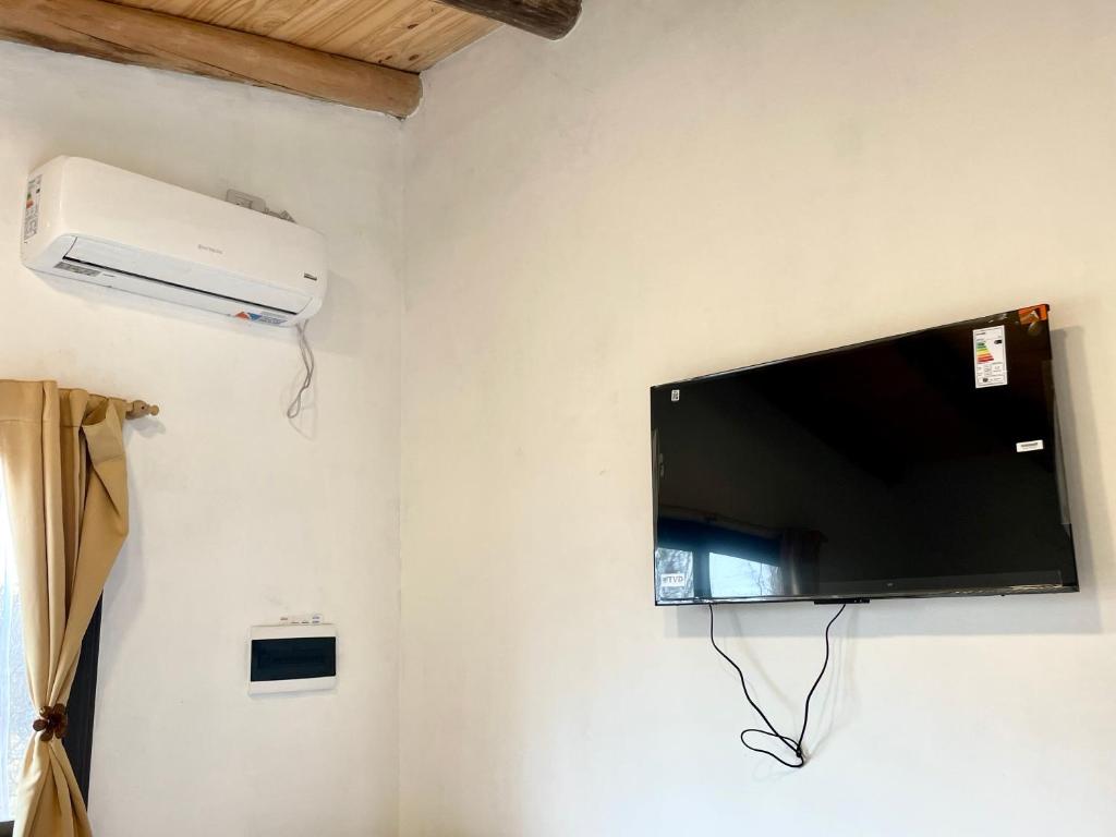 Μια τηλεόραση ή/και κέντρο ψυχαγωγίας στο Cabaña en finca y viñedos