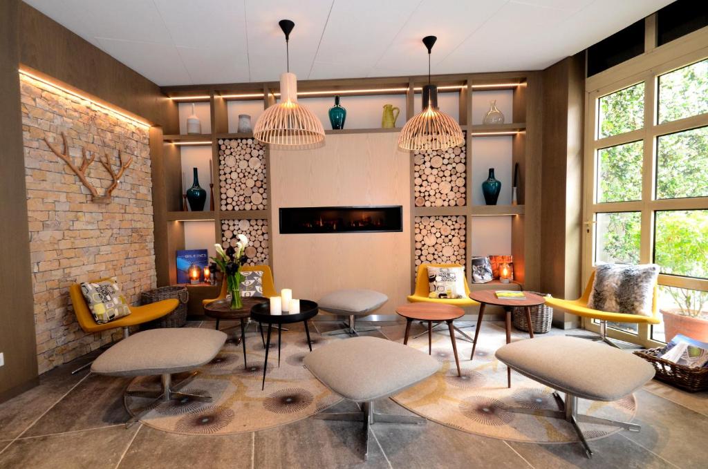 Posezení v ubytování Green hotels Confort Paris 13