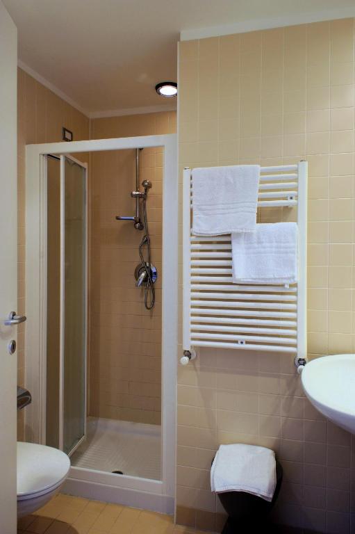 Koupelna v ubytování Hotel Rosanna 3 Stelle Superior