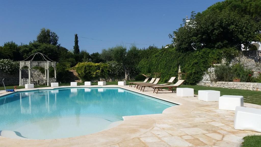 The swimming pool at or close to Masseria Luco