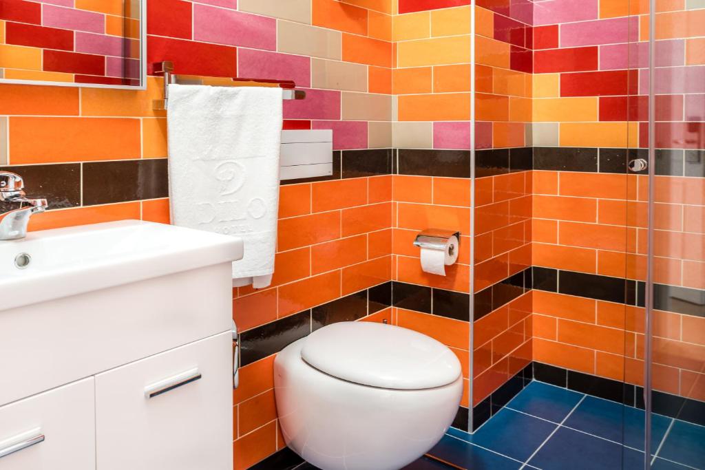 Koupelna v ubytování KEIT Hotel