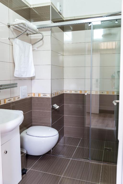 Koupelna v ubytování KEIT Hotel