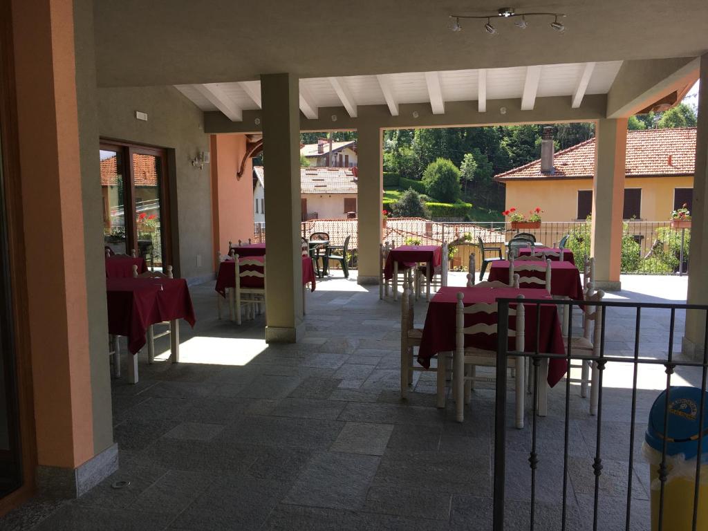 Restaurace v ubytování Albergo Breglia