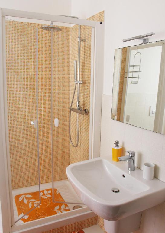 Koupelna v ubytování Smart Rooms