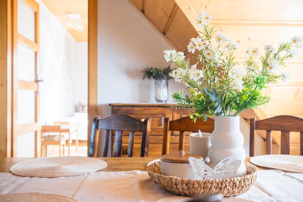 Et opholdsområde på Dom wypoczynkowy u Ciwersa