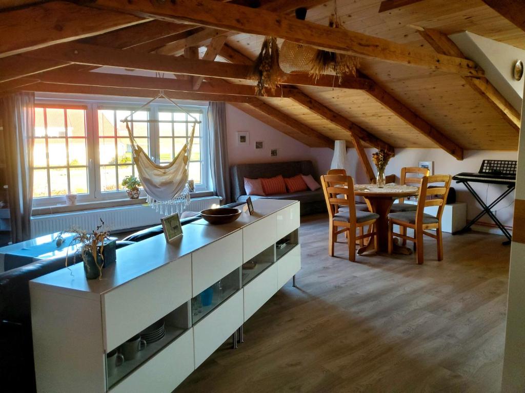 Posezení v ubytování Altes Landhaus