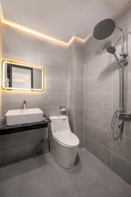 Phòng tắm tại SOL Center Hotel