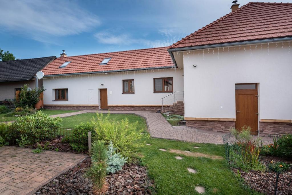 Zahrada ubytování Apartmány Danka