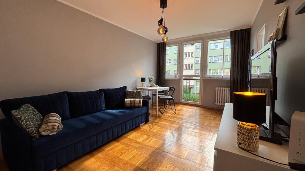 TV a/nebo společenská místnost v ubytování Apartament Bajka