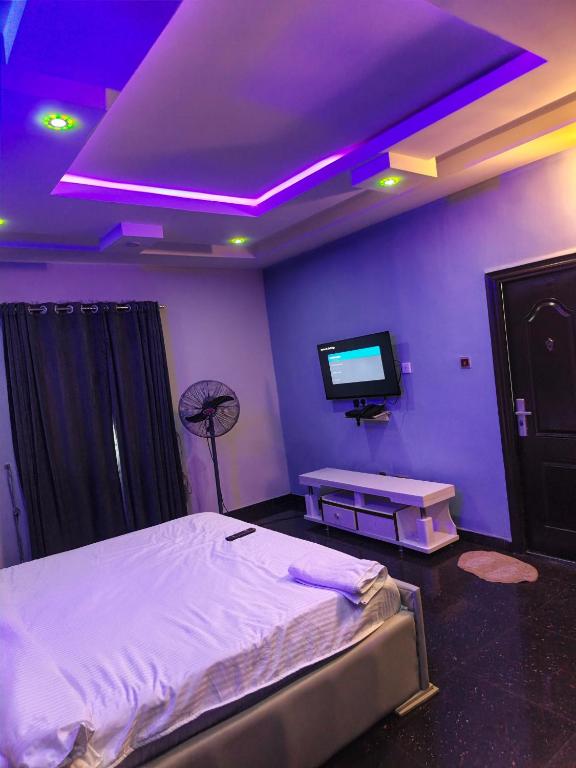 Postel nebo postele na pokoji v ubytování Vitaluxury apartment