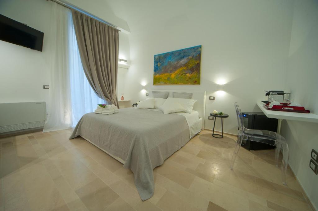 Postel nebo postele na pokoji v ubytování Tabula Maris B&B