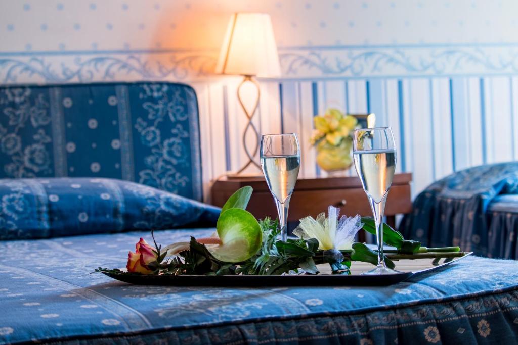 Postel nebo postele na pokoji v ubytování Locanda Da Otello