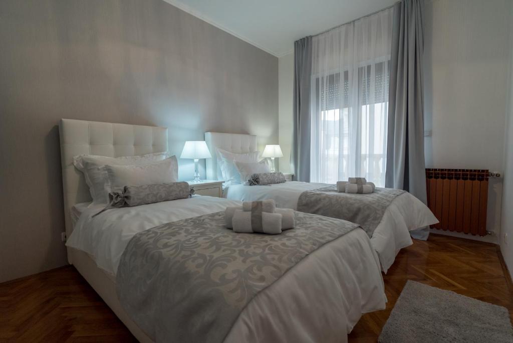 Postel nebo postele na pokoji v ubytování Villa Solis