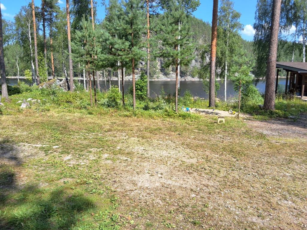 Κήπος έξω από το Mobile house by lake Saimaa