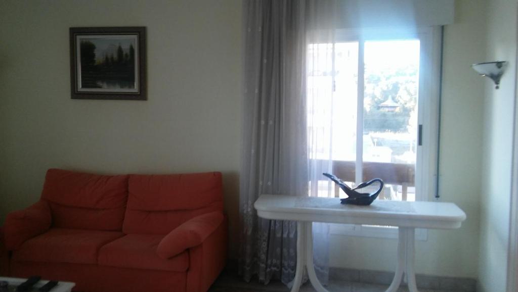 Posezení v ubytování Passeig Maritim Apartment