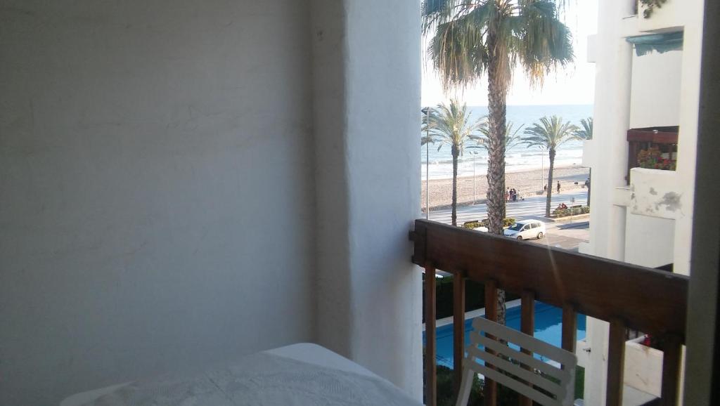 Balkón nebo terasa v ubytování Passeig Maritim Apartment