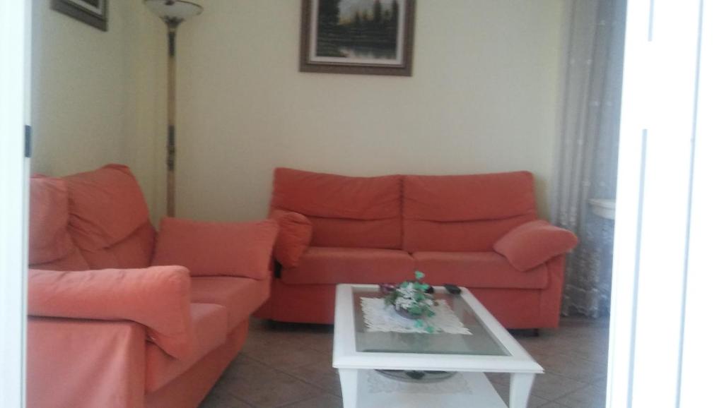 Posezení v ubytování Passeig Maritim Apartment