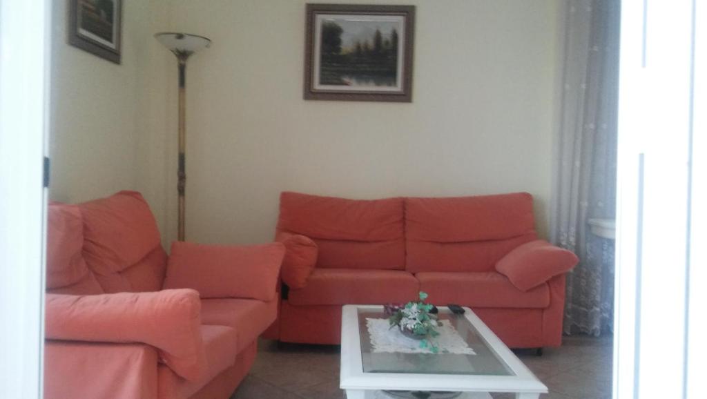 Posezení v ubytování Passeig Maritim Apartment
