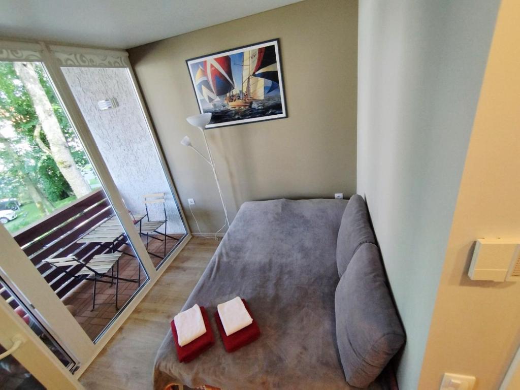 Χώρος καθιστικού στο Rise and Shine apartment