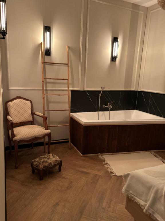 Koupelna v ubytování La Ville - Jaune