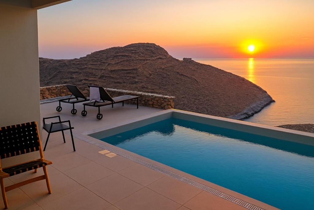 Gambar di galeri bagi Kythnos Sunset View Villa di Flampouria