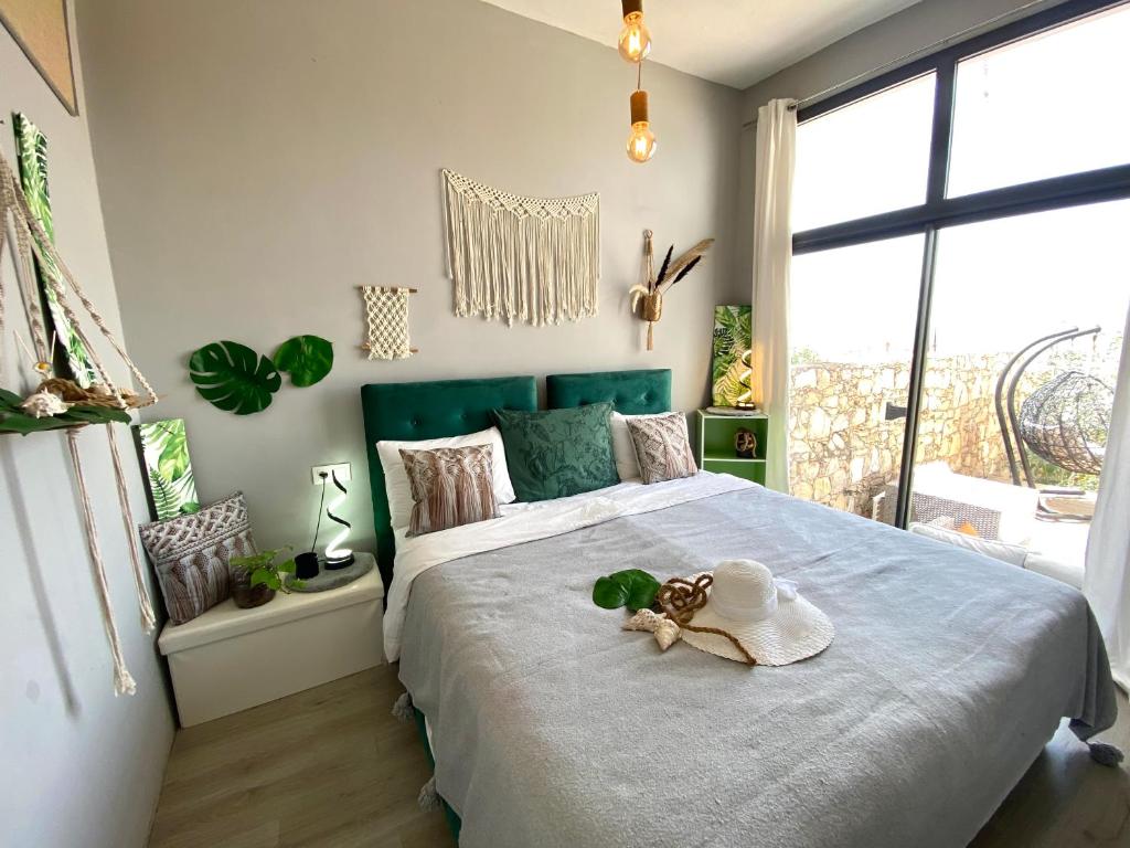 Giường trong phòng chung tại Villa Tafoukt Taghazout