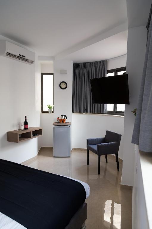 Posezení v ubytování Johnny Hotel