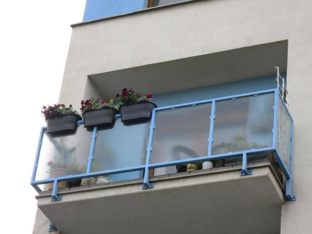 Balkón nebo terasa v ubytování Homestay Poděbrady