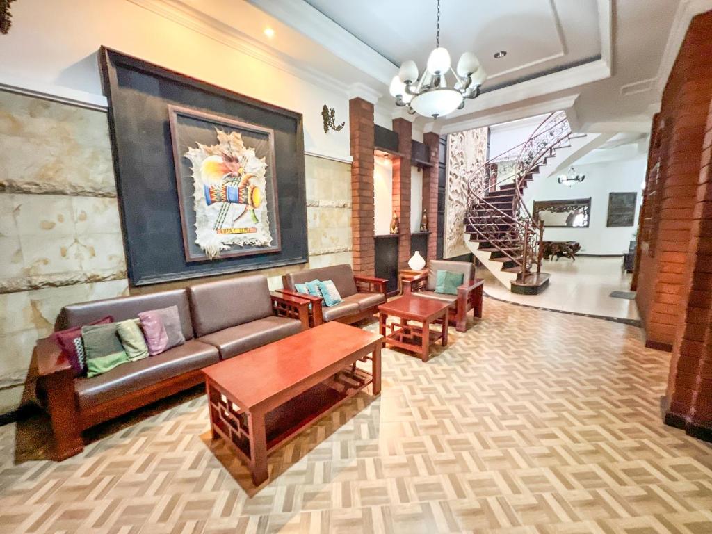 Χώρος καθιστικού στο Griya Giwangan Homestay Jogja