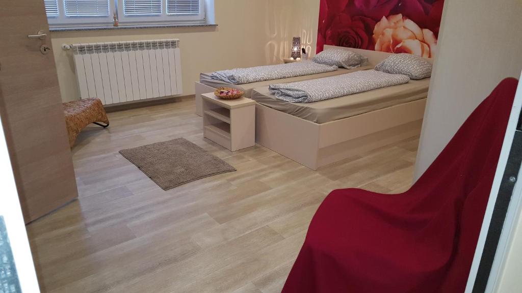 Postel nebo postele na pokoji v ubytování Rosa Bed and Breakfast