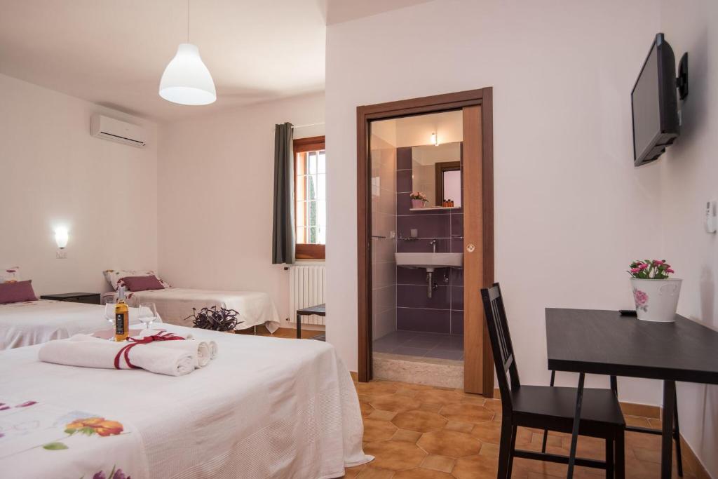 Postel nebo postele na pokoji v ubytování Bed & breakfast Giulio