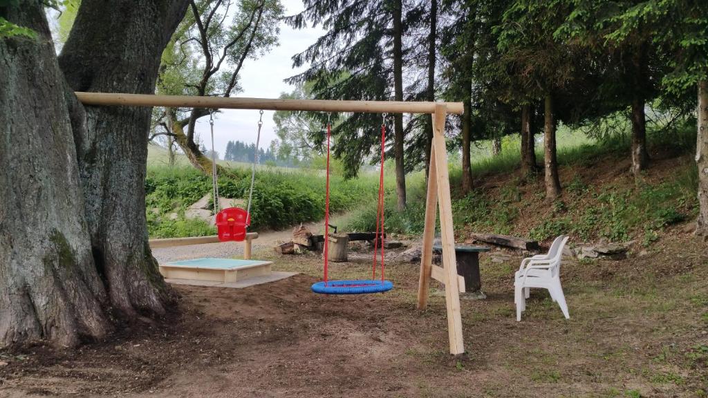 Herní místnost nebo prostor pro děti v ubytování Apartmány Chalupa "Pod lípou"