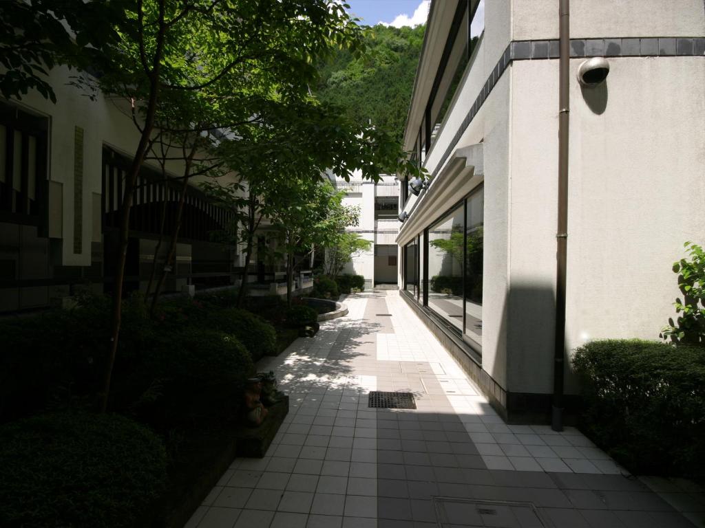 Budova, kde se ryokan nachází