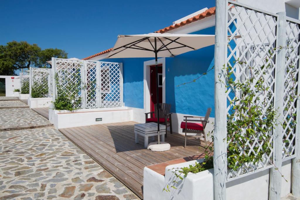 Uma varanda ou terraço em Monte da Corça Nova
