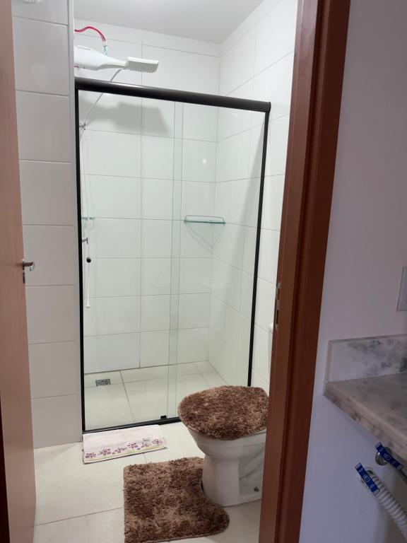 Koupelna v ubytování Refúgio São Rafael