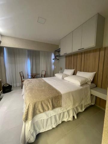 Ένα ή περισσότερα κρεβάτια σε δωμάτιο στο ORA Beach Residence - Flat Porto de Galinhas