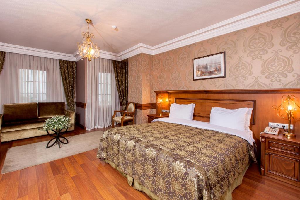 Postel nebo postele na pokoji v ubytování Ferman Hotel Old City -Special Category