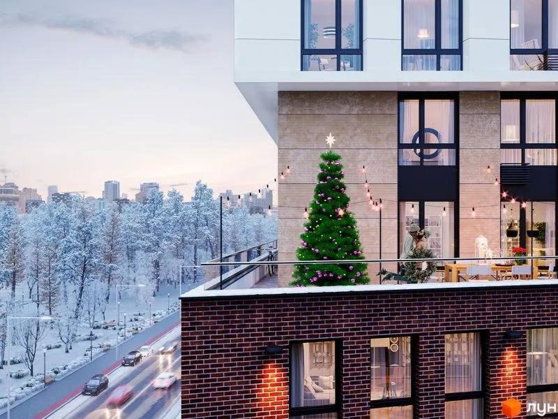 Το κτήριο όπου στεγάζεται  το διαμέρισμα