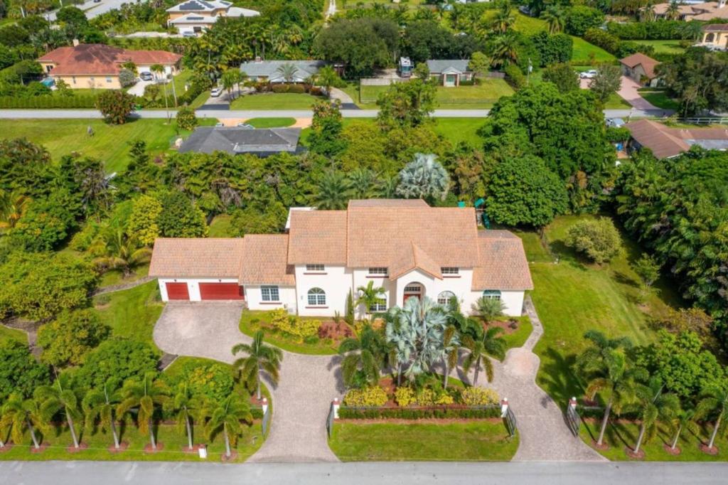 arial view of a house with a roof at Sawgrass Estates in Plantation