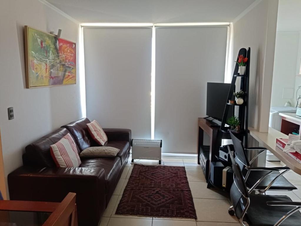TV/trung tâm giải trí tại Departamento Marina Sol III