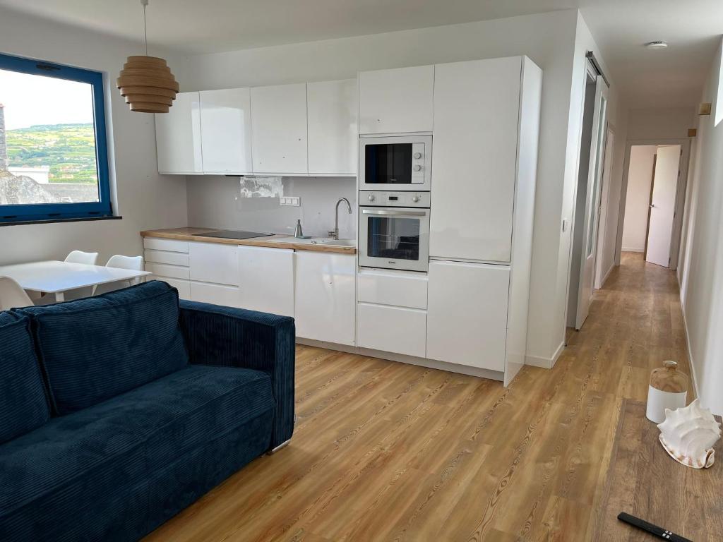 Η κουζίνα ή μικρή κουζίνα στο Blue Shark Appartment