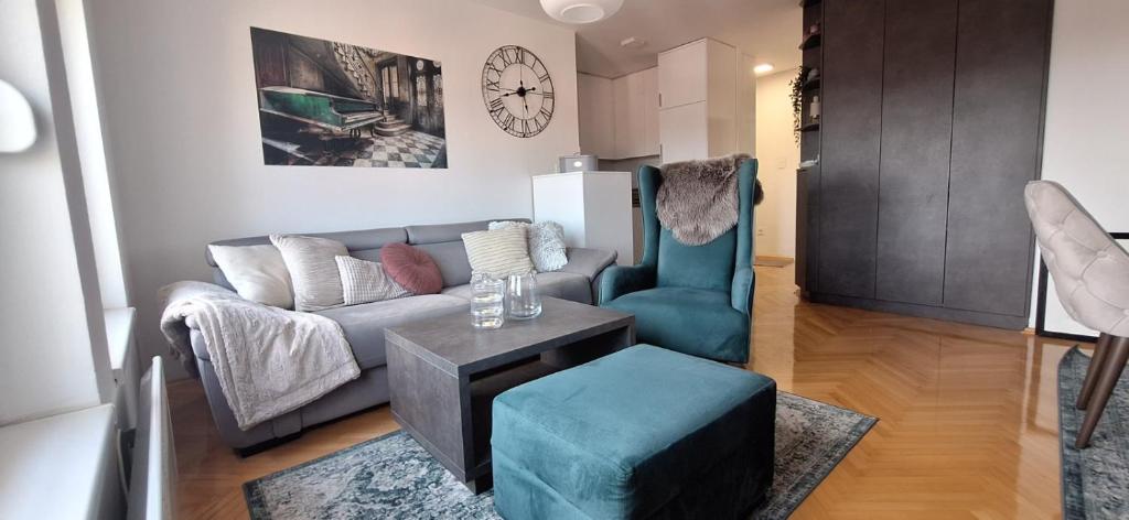 Χώρος καθιστικού στο Vista apartman