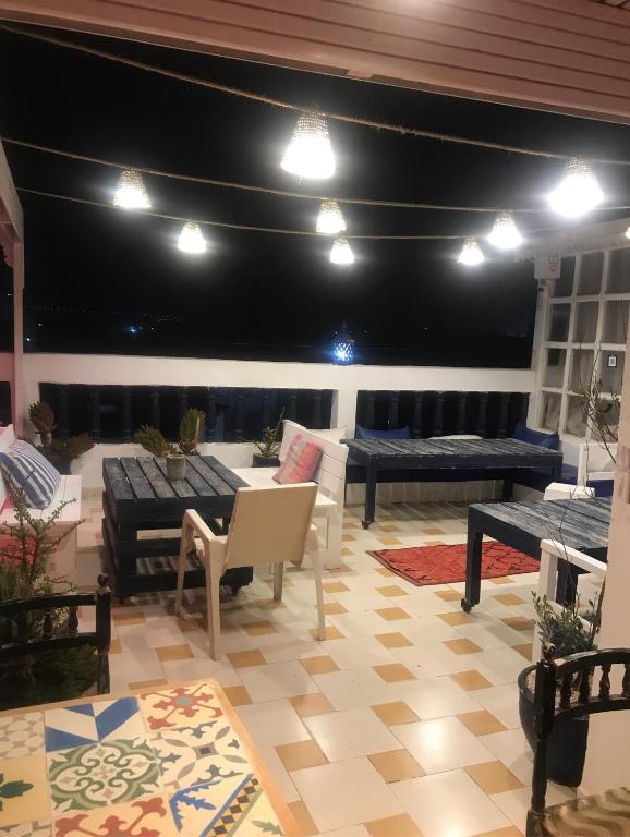 Χώρος καθιστικού στο Hôtel Riad Gnaoua