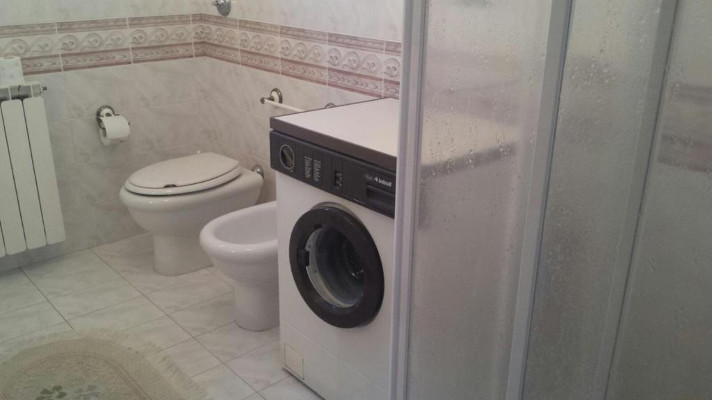 Koupelna v ubytování A Casa Di Melo