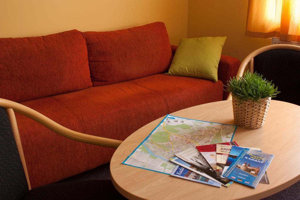 Posezení v ubytování Apartmány REKO Kadaň