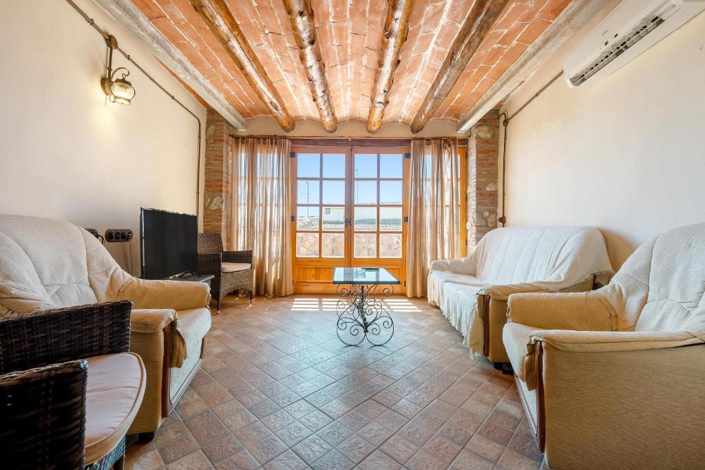 Ruang duduk di Apartamento con Encanto C