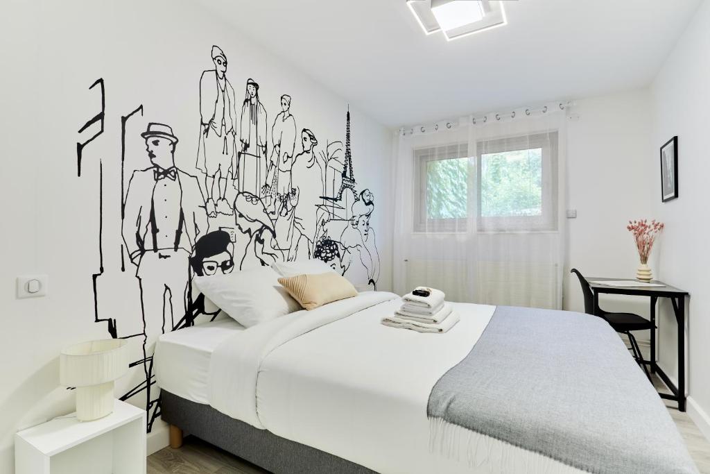 Élégant 1 chambre climatisé Tour Eiffel à pied, Paris (updated prices 2025)